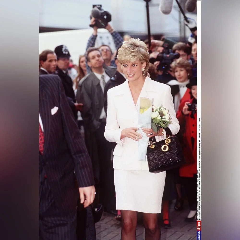 RARE Vintage Dior Lady Dior Bag Medium Cannage - Picture 12 of 13